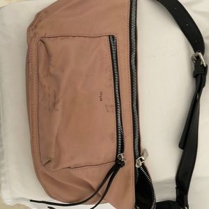 old pink fanny pack used good condition